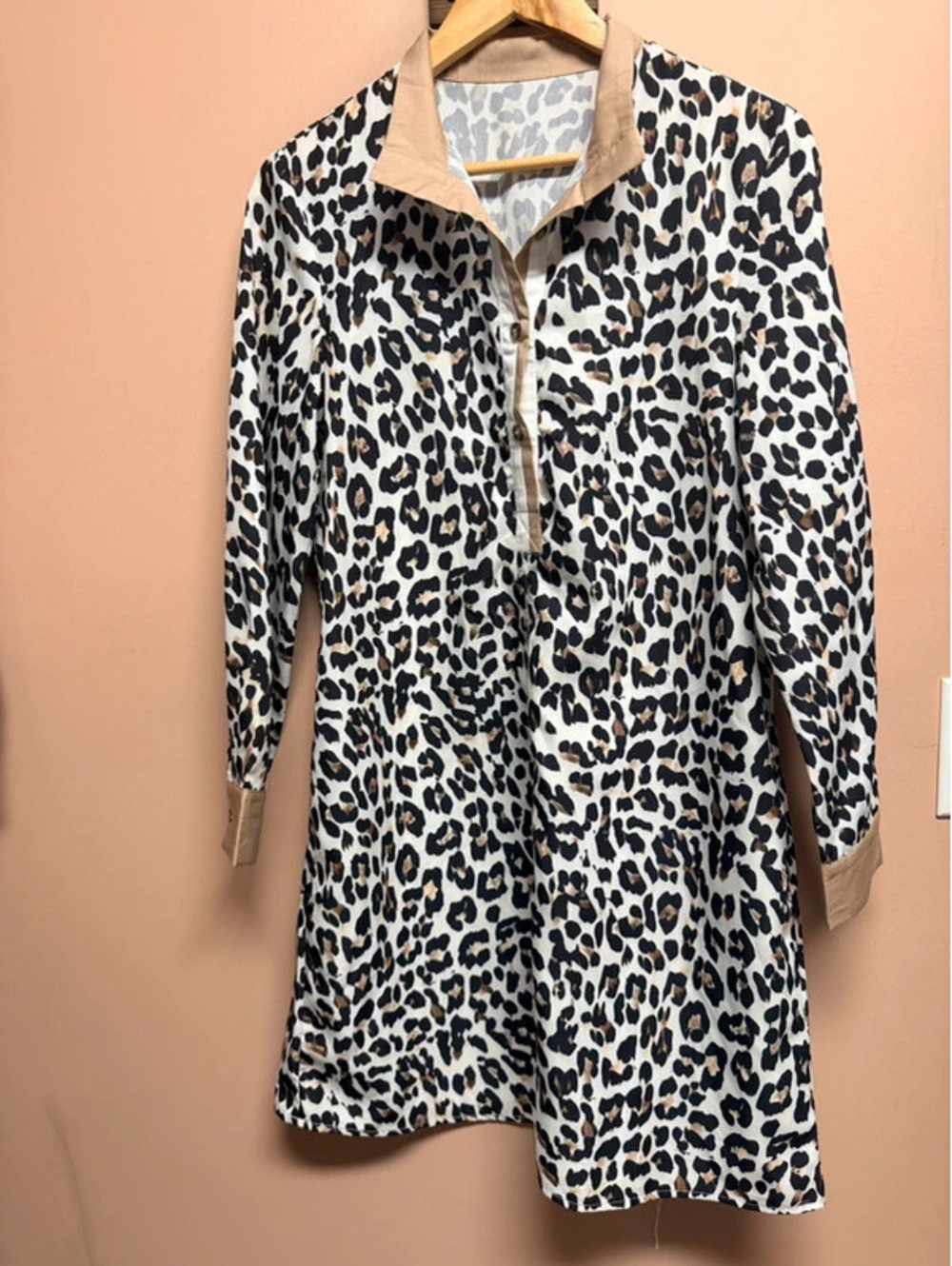 Leopard print dress